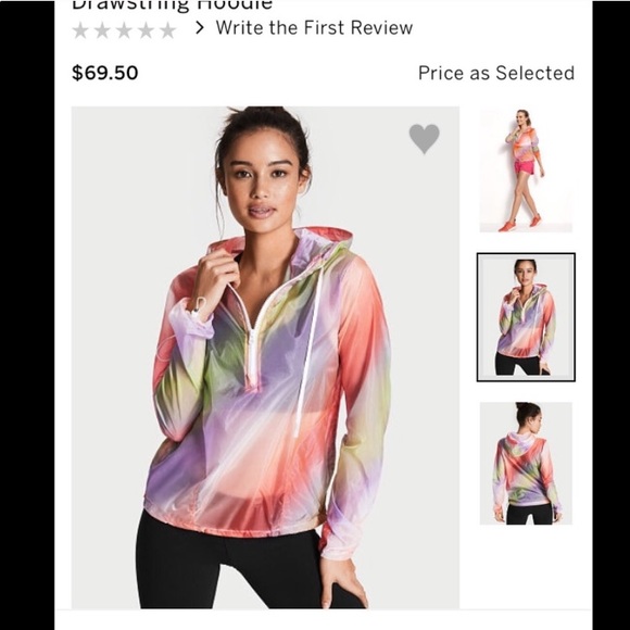 SALE❣️NWT-VS DRAWSTRING WINDBREAKER - Picture 6 of 11